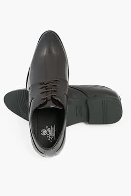 Men's Lace-Up Derby Formal Shoes 02652310BRO