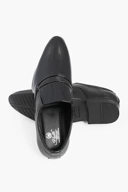 Solid Slip-On Formal Shoes for Men 02652710BLA