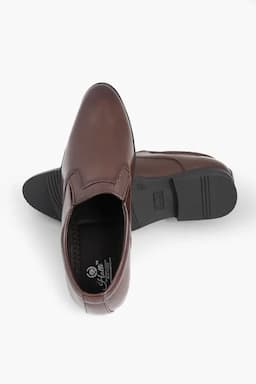 Slip-On Faux Leather Formal Shoes for Men 0265339BRO