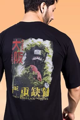 Printed Drop Shoulder T-shirt for Men 026694SBLA