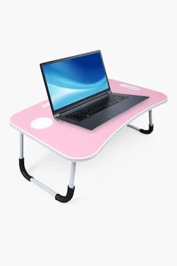 Generic Foldable Laptop Study Table (Pink ) 027188PIN