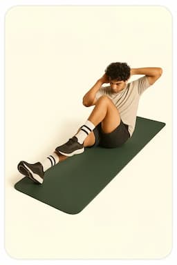 Classic 6mm Yoga Mat, Lightweight, Reversible, Non-Slip Design for Home & Gym  – Green 027224GRE6MM2