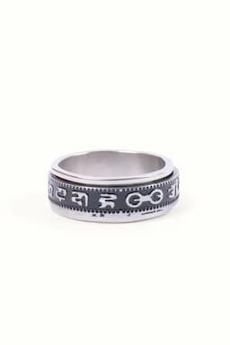 Silver Plated Spinner Ring for Women 027431SIL26