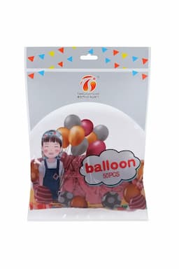 Metallic Chrome Balloons for Decoration- Pack of 50 (Pink) 027548PIN