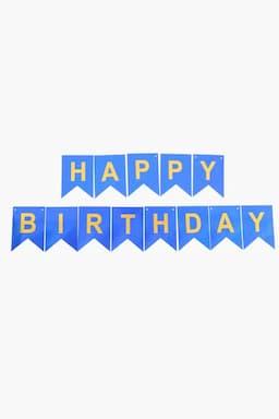Happy Birthday Banner (Blue) 027629BLU2