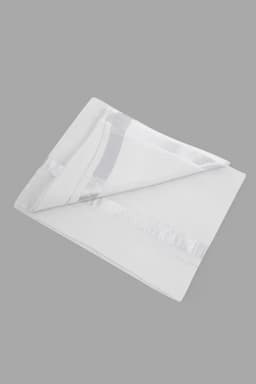 Cotton Dhoti with Matching Border for Men 027655SIL2MTR