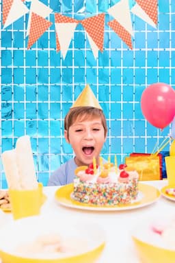 Square Foil Backdrop Curtain (Blue) 027695BLU