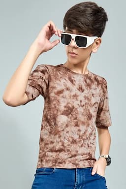 Tie & Dye Casual T-shirt for Boys 0278901112YRSBRO
