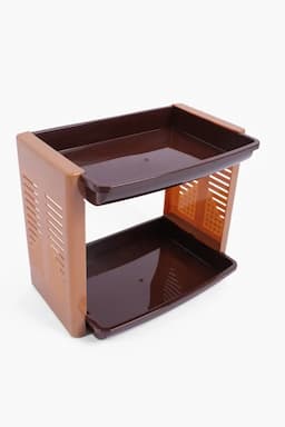 Plastic 2 Layer Organizer Rack - 25 cm 028011DARBROPLA
