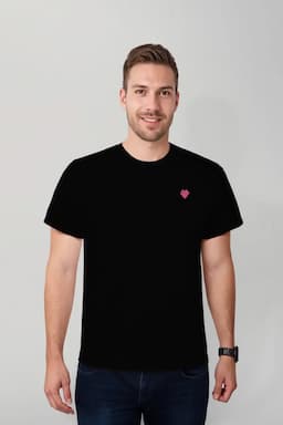 Men's Cotton Printed Casual T-shirts 028142MBLA