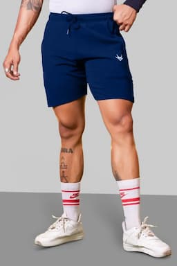 Men's Poly Blend Regular Fit Shorts 028251TEA2XL