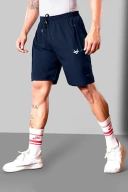 Men's Printed Mid-Rise Shorts 028252TEAXL