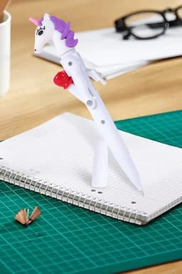 Unicorn Shooter Ball Pen (White) - Pack of 1 028417WHIPACOF1