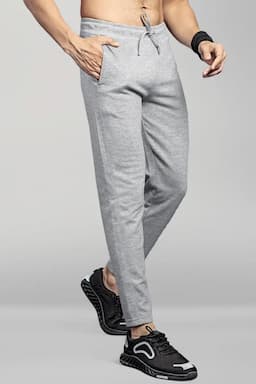 Solid Regular Fit Track Pants for Men 028484GREMELL2