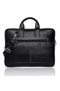 Sleek and Expandable Laptop Bag with Sling 028664BLA2