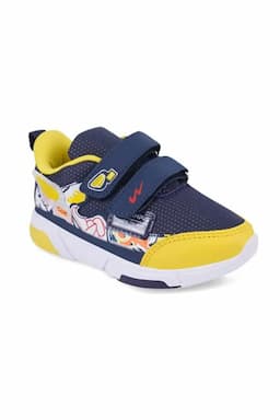 Velcro Running Shoes for Kids 0287371BLU&LEM