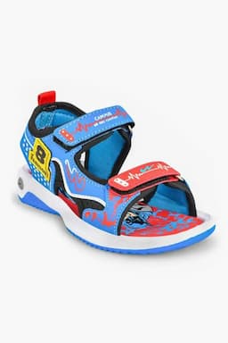 Batman Printed  Sports Sandals for Kids 0287751SKYBLU&RED