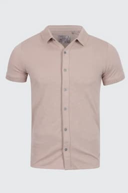 Men's Self Designed Half Sleeve Casual Shirt 028923CRE42