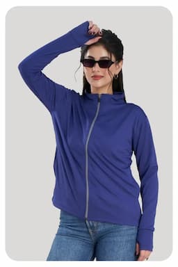 Nysini Sun Protection Jacket for Women 029050BLUXXL