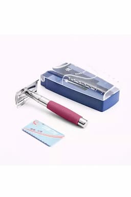 Vivin Classic Shaver with Stainless Steel Blade (Red) - Pack of 1 029082RED