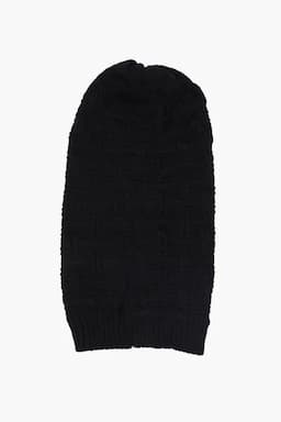 Wool Beanie Cap for Men and Women 029095BLA