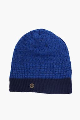 Wool Beanie Cap for Men and Women 029101BLU3