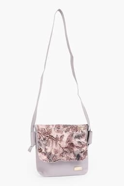 Floral Printed Premium Sling Bag for Women & Girls 029170GRE