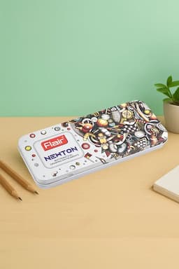 Flair Newton Mathematical Geometry Box (Grey) - Pack of 1 029356GRE