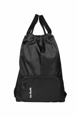 Double Shoulder Travel Drawstring Backpack for Unisex 029528BLA