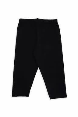 Prithvi Cotton Solid Capri for Girls 029726BLA34YRS