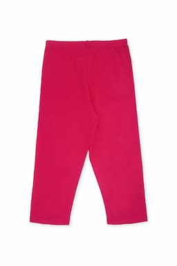 Prithvi Cotton Solid Capri for Girls 029726DARPIN910YRS