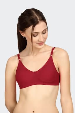 Prithvi Lucky Cotton Solid Seamless Bra for Women 029761MAR32