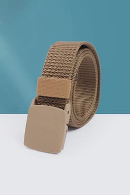 Synthetic Leather Textured Belts for Men 029873KHAONESIZ