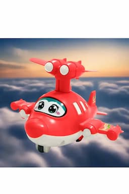 Lovely Toys Press & Go Aircraft Plane Toy (Red) - Pack of 1 029961RED2