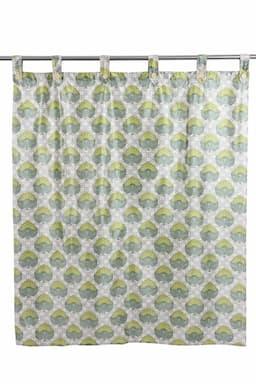 Polyester Printed Door Curtain, Kalai Cotton - 7x4 Feet (Approx) 029986DOO(7FEEGRE
