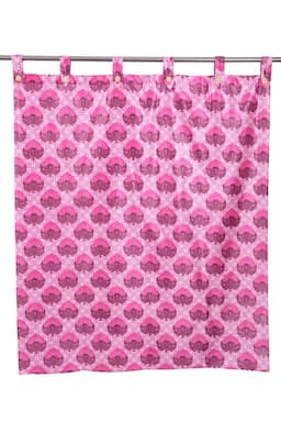 Polyester Printed Window Curtain, Kalai Cotton - 5x4 Feet (Approx) 029986WIN(5FEEPIN
