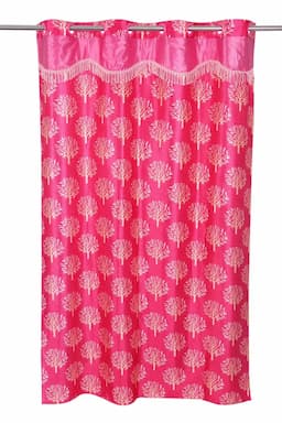 Polyester Printed Door Curtain, Kalai Cotton - 7x4 Feet (Approx) 029987DOO(7FEEPIN