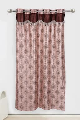 Polyester Printed Window Curtain, Kalai Cotton - 5x4 Feet (Approx) 029989WIN(5FEEBRO