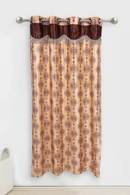 Polyester Printed Window Curtain, Kalai Cotton - 5x4 Feet (Approx) 029989WIN(5FEESAN
