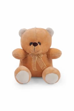 Mini Teddy Bear Soft Toy - Light Brown 