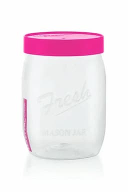 Mastercook Plastic Mason Jar Container - 900 ml 031056PIN900ML