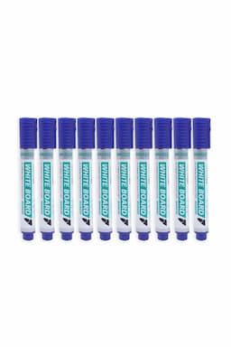 Hauser White Board Marker (Blue) - Pack of 10 031057BLU
