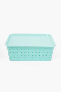 Plastic Multipurpose Basket - 22 Cm 031858GREPLA2