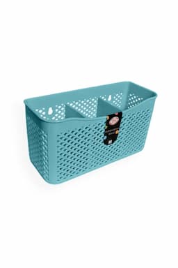 Plastic 3 Compartment Multipurpose Stand - 20 x 10 Cm 031861GREPLA2