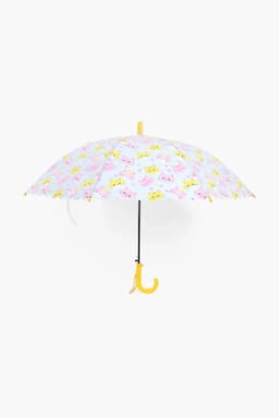 Polyester & Stainless Steel Single Fold Umbrella - 66 Cm 031996YEL