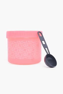 Plastic Container with Spoon - 500ml 032007PIN500ML
