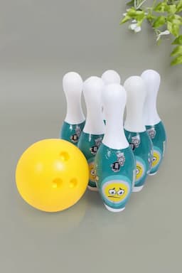 Paramount Bowling Play Set for Kids (Green & Yellow) 032097GRE&YEL
