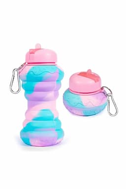 Silicone Foldable Water Bottle - 100ml 032420PIN100ML