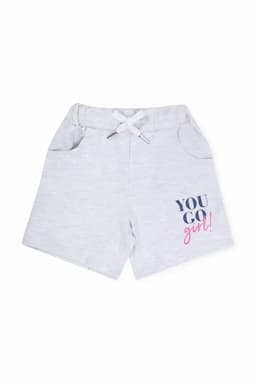 Cotton Printed Shorts for Girls 032573GRE56YRS2