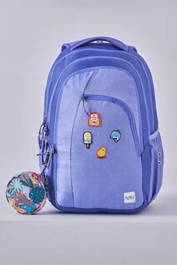 Wiki Girl 3 School Bag  Trendy and Spacious unisex 032616PUR